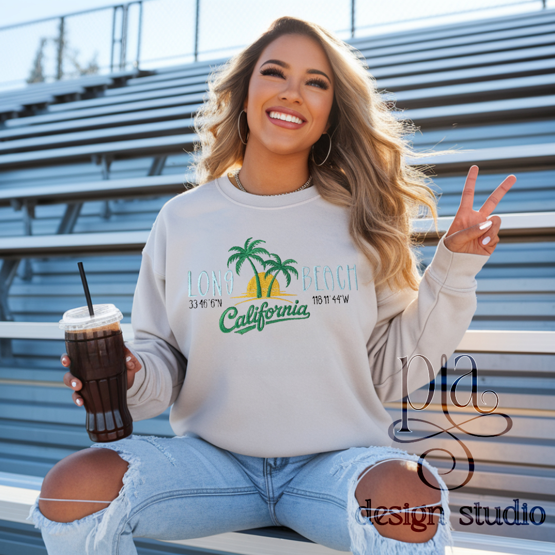Embroidered Long Beach Sweatshirt - Image 3
